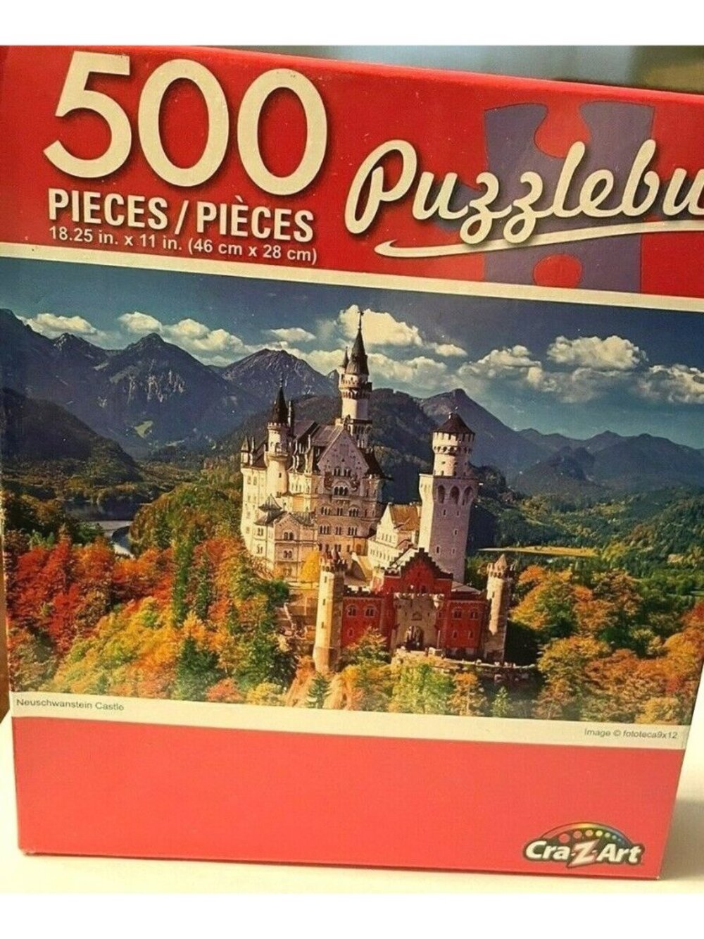 Puzzlebug Neuschwanstein 500 Pcs Puzzle Cra-Z-Art #5500 Sealed 9+ 2019 Sealed